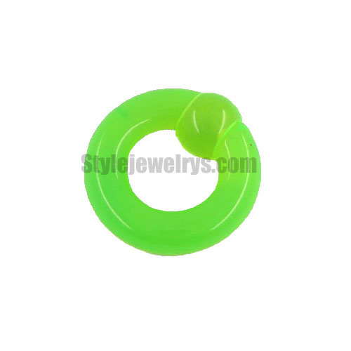 Body jewelry Nose Rings green circle nose stud SYB330004 - Click Image to Close